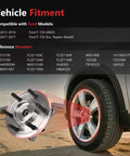 Front Wheel Bearing And Hub Assembly Fits Ford F150 2015 2016 2017 4WD 6 Lug With ABS Replacement Durable Sealed Hub Bearing