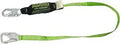 Green Backbiter Tie Back Lanyard 913B/6FTGN for fall protection with compact nylon housing and shock absorbing style