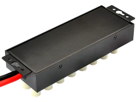 8 Port DC Power Distribution Strip With Banana Jack Outputs Heavy Duty Pro Lab Power Splitter For 0 To 60V DC 50 Amp Input