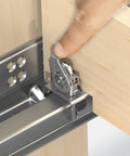 Installing Tandem Plus Soft Close Drawer Slides Complete Pair With Runners 563H Locking Devices on 18 Inch Cabinet