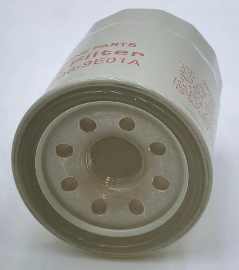 Close-up of Six Pack Engine Oil Filters 15208 9E01A Replacement For Nissan Armada and Infiniti vehicles showing threaded base.