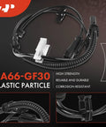 Rear Abs Wheel Speed Sensor For Chevy Traverse Buick Enclave Gmc Acadia Saturn Outlook V6 3.6L with flexible wiring for installation.