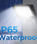 50W LED Outdoor Flood Light 7000LM IP65 Waterproof Security Wall Pack illuminating in rain