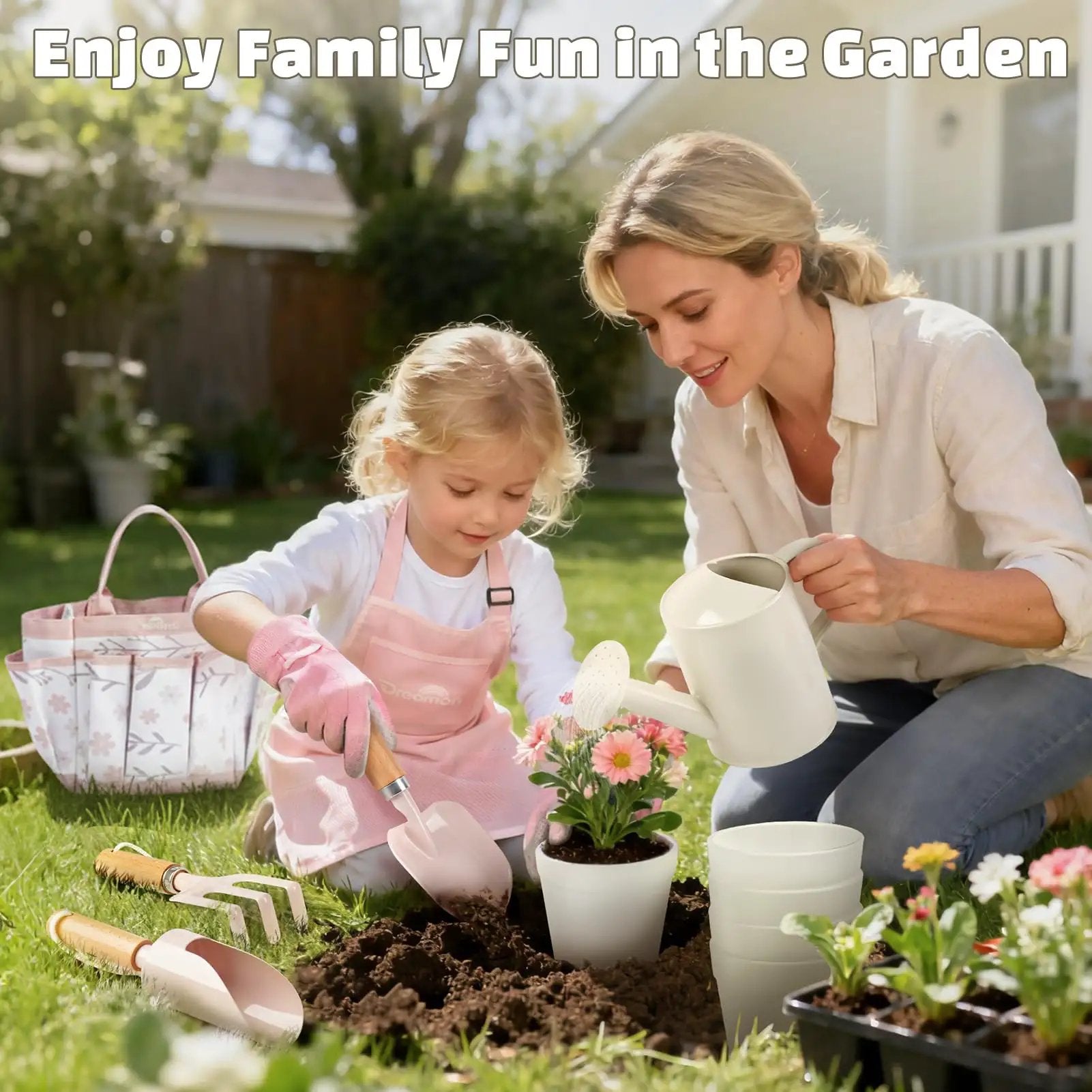 Kid Friendly Hands-On Garden Tool Set for Toddlers ✓