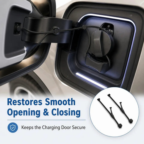 Heavy Duty Charging Port Retention Strap For BMW i3 keeps your saggy electric vehicle cover sealed tight with a flexible hinge design.