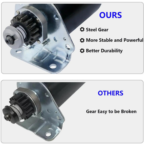 Comparison of Heavy Duty Starter Steel Gear And Relay Kit For John Deere Tractors with competitor