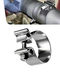 Heavy Duty 2.5 Inch Stainless Steel Narrow Band Exhaust Clamp O Type Clip for mufflers and pipes in vehicle exhaust system