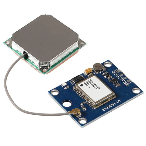 One Set GY-NEO6MV2 NEO-6M GPS Module with Large Antenna for Arduino Raspberry Pi ESP32 and Flight Control Projects, 3V-5V Power