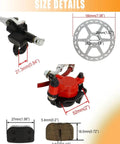 Hydraulic Disc Brake Caliper Kit For Mini Bikes With 80mm Rear Rotor Fits Doodle Bug Dirt Bug 97cc 79cc Predator 2.8HP Engine