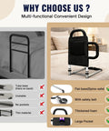 Comparison of Heavy Duty Bed Rails For Seniors With Non Slip Ergonomic Handle And Storage Pocket Adjustable Tool Free Setup