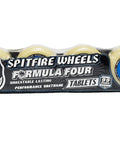 Pack of 55mm 99a Formula Four Tablet Shaped Wheels for street and park skating with high rebound flatspot resistance