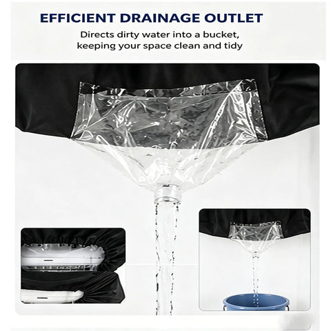Heavy Duty Air Conditioner Cleaning Cover For Outdoor Units Crafted From Battle Tested Polyester Fabric Designed To Kick Back Dust And Grime With Zero Fuss To Keep Your Hvac Unit Fresh Summer Ready All Year Long