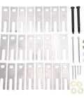 Stainless Steel Trailing Arm Shim Kit For Chevy 1963 1982 Rear Trailing Control Arm Shim Set With Installation Hardware