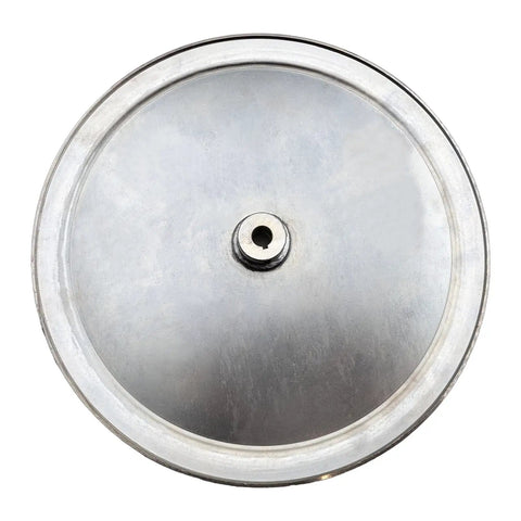 12 Inch OD Single Groove V Belt Pulley For A B 5L 4L V Belts Motor Drive Carbon Steel Zinc Plated 1/2 Inch Bore With Standard Keyseat 1/8 X 1/16 Built To Last And Hardware