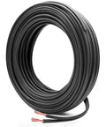 Coiled Sixteen Gauge Two Conductor Low Voltage Landscape Wire For Outdoor Lighting 50 Feet Direct Burial SPT Two Wire Cable