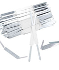 Heavy Duty Self Adhesive Ring Binders With Solid Steel Fasteners For No Hassle File Organization and Knockout Paper Sorting, silver clips.