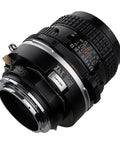 Tilt Shift Lens Mount Adapter For Canon EOS From Pentax 6x7 Lenses, 10 Degree Tilt, 10mm Shift Each Way, 360 Degree Rotation, Precise Fit, No Play, Black mounted on lens