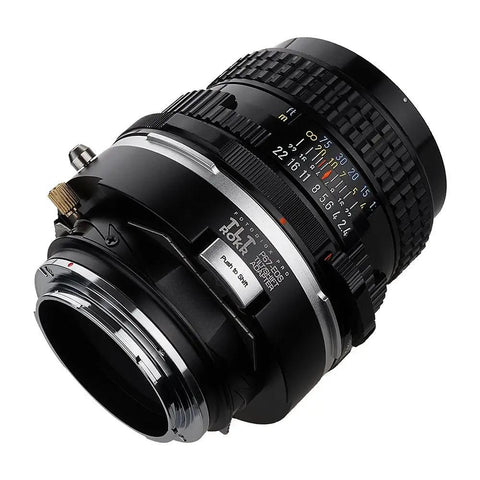 Tilt Shift Lens Mount Adapter For Canon EOS From Pentax 6x7 Lenses, 10 Degree Tilt, 10mm Shift Each Way, 360 Degree Rotation, Precise Fit, No Play, Black mounted on lens