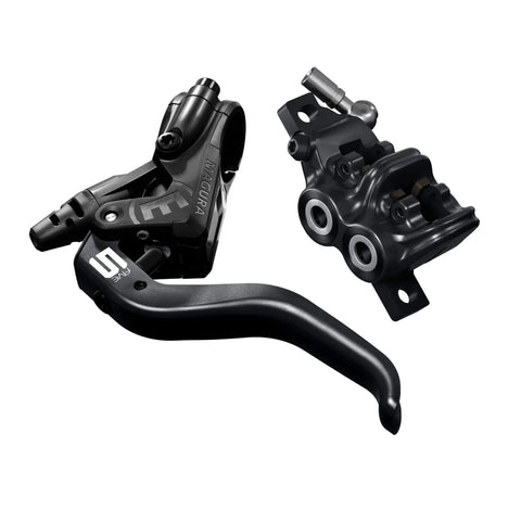 2-Finger Ergonomic Aluminum Bicycle Brake Lever For Left Or Right Hand, 2200 Mm Cable, Adjustable Reach, Includes Pad Set And Accessories, Black, One Size, Lightweight Performance Upgrade