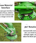 Brass interface and 360-degree rotation handle of Heavy Duty Farm Irrigation Sprinkler With 360 Degree Spray For Wide Coverage