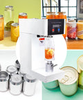 Straight Up Game Changer 51MM Hand Press Tin Can Seamer And Vacuum Food Heat Sealing Machine with jars and cans. Natural food preservation.