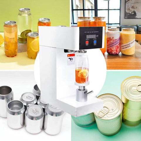 Straight Up Game Changer 51MM Hand Press Tin Can Seamer And Vacuum Food Heat Sealing Machine with jars and cans. Natural food preservation.