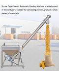 Electric Screw Conveyor With Inclined Spiral Auger Feeder For Powder And Particle Loading, 1.7m Height, 110V, 3m3/h Capacity