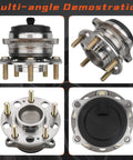 Rear Wheel Bearing And Hub Assembly For Kia Sorento 2016 2017 2018 2019 2020 FWD 5 Lug Fits Rear Left And Right With ABS On Hub 5 Bolt Replaces WA512646