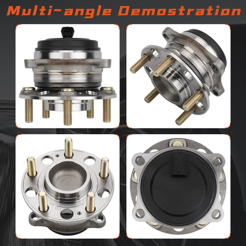 Rear Wheel Bearing And Hub Assembly For Kia Sorento 2016 2017 2018 2019 2020 FWD 5 Lug Fits Rear Left And Right With ABS On Hub 5 Bolt Replaces WA512646