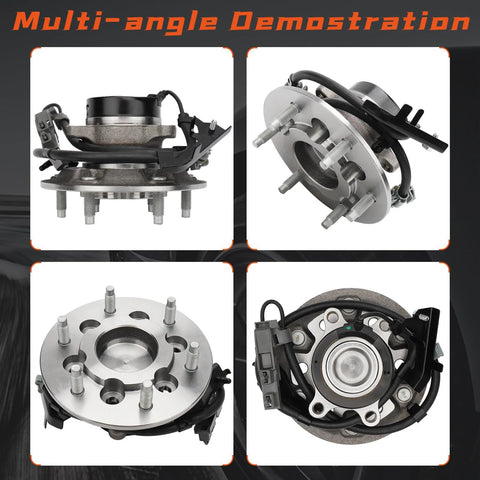 Front Driver Side Wheel Hub And Bearing Assembly Fits Chevy Colorado GMC Canyon Isuzu I290 I370 I280 6 Lug ABS 2WD