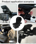 Bike Light Mount And Flashlight Holder For Handlebar Quick Release Universal Adapter For Trek Bontrager Mounts And GPS Devices Keeps Front Light Locked In For Night Rides And Daily Commutes in various applications