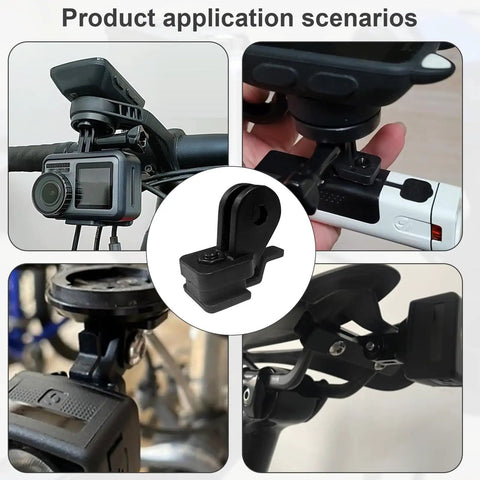 Bike Light Mount And Flashlight Holder For Handlebar Quick Release Universal Adapter For Trek Bontrager Mounts And GPS Devices Keeps Front Light Locked In For Night Rides And Daily Commutes in various applications