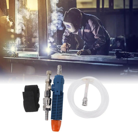 Heavy Duty Air Powered Cooling Vest Keeps You Chill In Scorching Heat Industrial Safety Gear air supply kit for welding jobs.