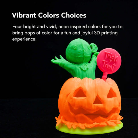 Hella Vivid 405nm UV Curing 3D Printer Resin For Dlp Lcd Printers Neon Pumpkin Photopolymer Print Smooth Miniatures Jewelry And Prototyping Parts That Gonna Look Absolutely Sick And Hold Tight To Your Creations