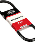 A28 Hi Power II Classical Section Wrapped V Belt for Industrial Drives with rugged cord construction and full contact grooves visible.