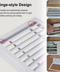 Aluminum Louvered Access Panel For Drywall Ceiling And Wall Vent Grille With No Sweat Quick Setup and hinge-style design for easy access.