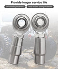 Bulletproof 3/8 X 3/8-24 Heim Joints Rod End Kit For Panhard Bar Suspension with heat-treated chrome finish.