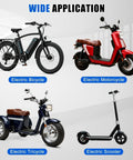 Wide application of Half Twist E Bike Throttle Grip For 12V To 72V Systems Waterproof 3 Pin Connector for electric vehicles