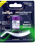 Temparin Max Advanced Dental Repair Kit For Quick Fixes Between Dentist Visits Temporary Teeth Repairs And Fillings Secures Loose Caps And Crowns Until Your Next Appointment Dentist Recommended Thirteen Repairs, front view with package and applicator.