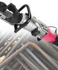 Uwytgf Portable Electric Hydraulic Rebar Bender Machine For 8Mm To 32Mm Steel Rods With 1800W Pure Copper Motor Quick Bending Time against steel rods
