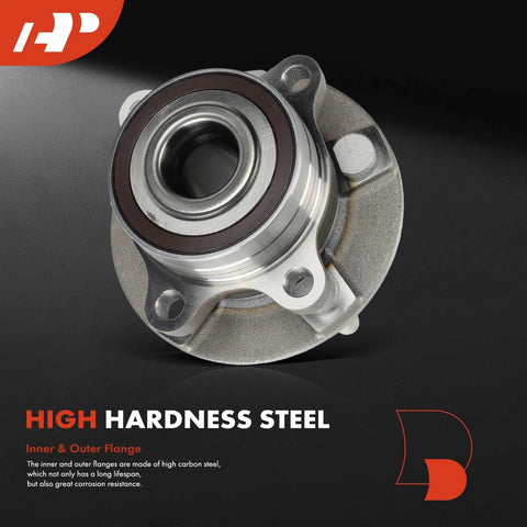Two Front Wheel Bearing And Hub Assemblies For Ford Explorer 2020-2023 And Lincoln Aviator 2020-2022 RWD, 5-Lug Compatible