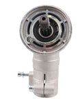 Bevel Gear Replacement Gear Head For Trimmers Fits 128 LX 128LD 128LDX 125L 125LD metal gear head with shaft and bolt visible