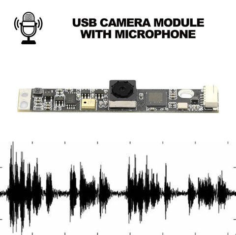 8MP USB Camera Module With IMX179 Fixed Focus 4K Lightburn Webcam Built In Microphone Drive-Free UVC USB 2.0 for Laser Engravers