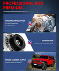 Beefed Up 100 Amp Alternator For Toyota Avalon And Sienna 1998 To 2004 Replacement, details of mounting, pulley, engine installation