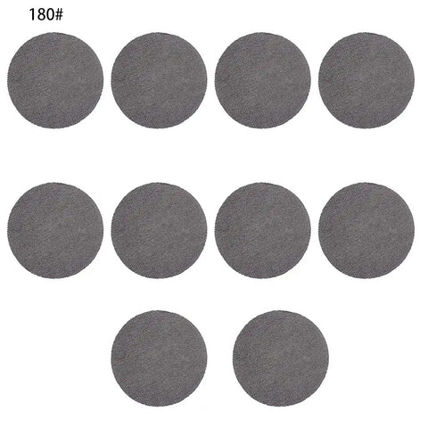 Ditch The Dust And Clog Issues With These 9 Inch Sandpaper Mesh Discs featuring 180 grit, heavy duty hook loop backing.