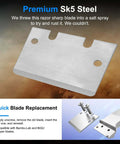 Premium SK5 steel blade for All-Purpose 3D Printer Scraper Tool Kit with quick replacement and durability for Bambu Lab X1 P1 and Creality.