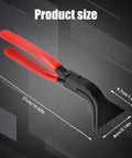 45 Degree Sheet Metal Bender Hand Seamer With Non Slip Grip Heavy Duty High Carbon Steel Pliers dimensions displayed
