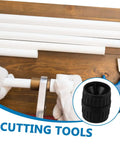 Two Pack Tubing Reamer Tool Set For Pipes Inner And Outer Deburring Chamfering To Remove Burrs And Rough Edges Heavy Duty Deburrer