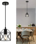 Top Shelf One Light Hanging Pendant Light Fixture With Clean Slick Black Finish And Totally Adjustable Suspension Cord For Kitchen Island Room Vibe Boost above dining table in modern decor.