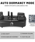 Air Cushion Machine And Air Pillow Maker With 300 Meter Film No Cap, top view showing controls and components for adjustable cushioning.